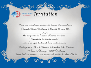 invitation soirée du 29 mars
